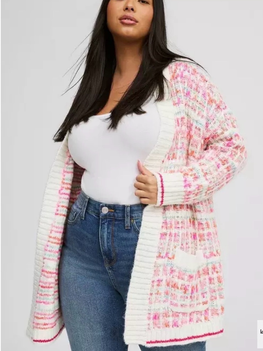 torrid Open-Front Knit Cardigan
